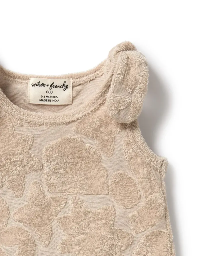 wilson + frenchy Pattern Play Organic Terry Playsuit Infant