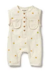 wilson + frenchy Sunshine Organic Crinkle Growsuit