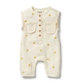 wilson + frenchy SALE Sunshine Organic Crinkle Growsuit