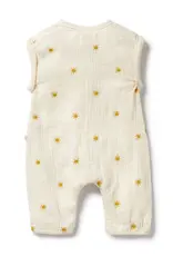 wilson + frenchy Sunshine Organic Crinkle Growsuit
