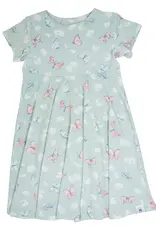 Sweet Bamboo Swirly Girl Dress Butterfly Mint