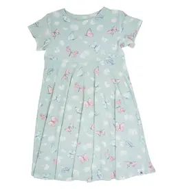Sweet Bamboo Swirly Girl Dress Butterfly Mint