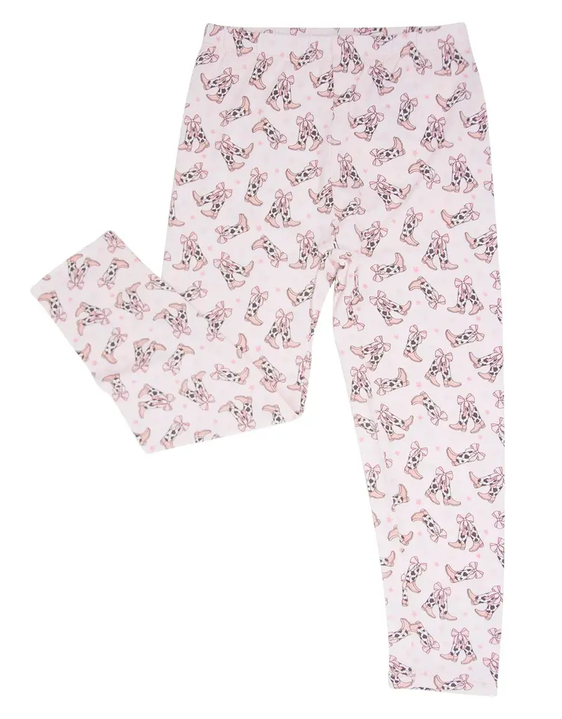 Sweet Bamboo Tank Pajama Cowhide Boots