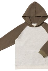 Me & Henry James Hooded Top Grey/Olive