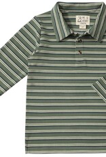 Me & Henry Spencer Forest/Navy Stripe Polo