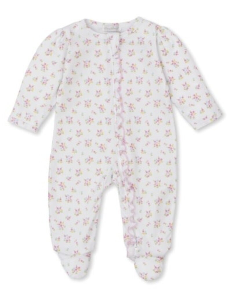 Kissy Kissy Rainbows Abloom Footie w/Zipper