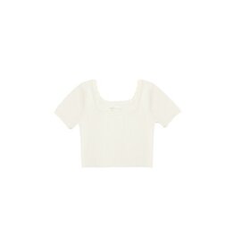 Rylee + Cru Inc. SCALLOP TEE || NATURAL