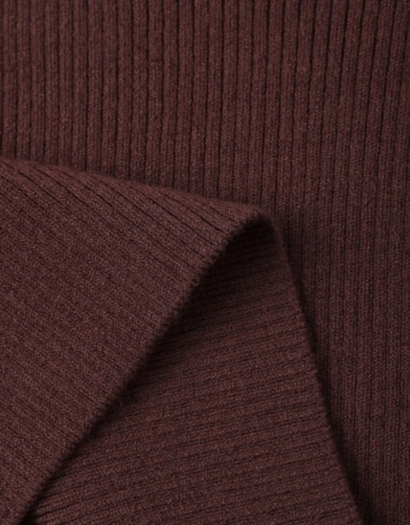 Rylee + Cru Inc. SCALLOP TEE || BURGUNDY