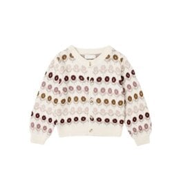 Rylee + Cru Inc. CHEYENNE CARDIGAN || FLORAL JACQUARD NATURAL