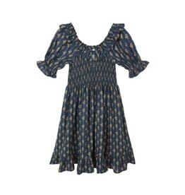 Rylee + Cru Inc. LEXI DRESS || VINTAGE BLOOM NAVY
