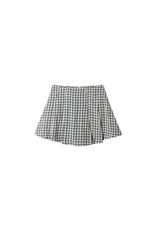 Rylee + Cru Inc. PLEATED MINI SKIRT || NAVY CHECK