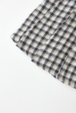 Rylee + Cru Inc. PLEATED MINI SKIRT || NAVY CHECK
