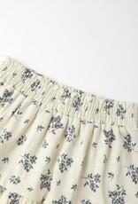 Rylee + Cru Inc. RUFFLE TIERED MIDI SKIRT || BLUE FLORAL NATURAL