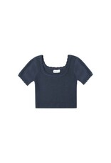Rylee + Cru Inc. SCALLOP TEE || NAVY