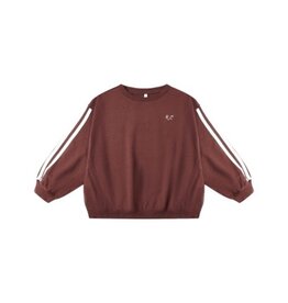 Rylee + Cru Inc. OVERSIZED SWEATSHIRT || BURGUNDY