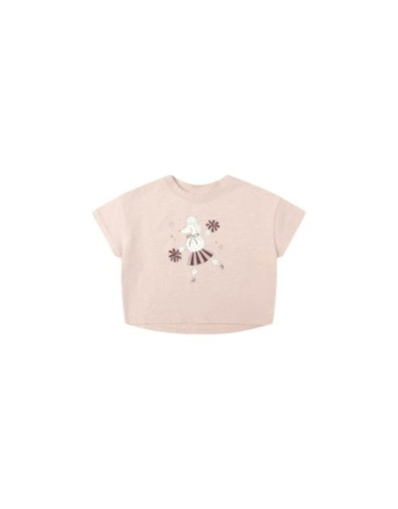 Rylee + Cru Inc. BOXY TEE || POODLE BLUSH