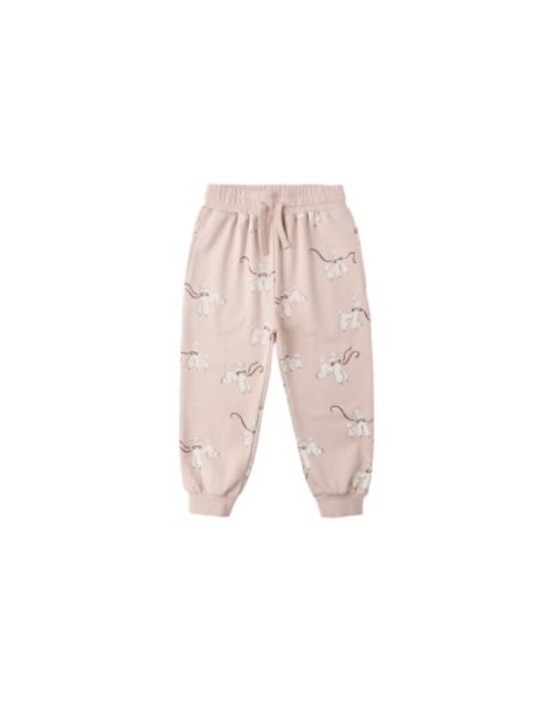 Rylee + Cru Inc. JOGGER SWEATPANT || POODLES BLUSH