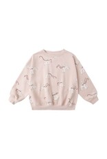 Rylee + Cru Inc. RELAXED SWEATSHIRT || POODLES BLUSH