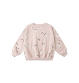 Rylee + Cru Inc. SALE RELAXED SWEATSHIRT || POODLES BLUSH
