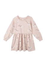 Rylee + Cru Inc. RAGLAN DRESS || POODLES BLUSH