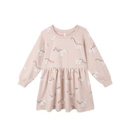 Rylee + Cru Inc. SALE RAGLAN DRESS || POODLES BLUSH