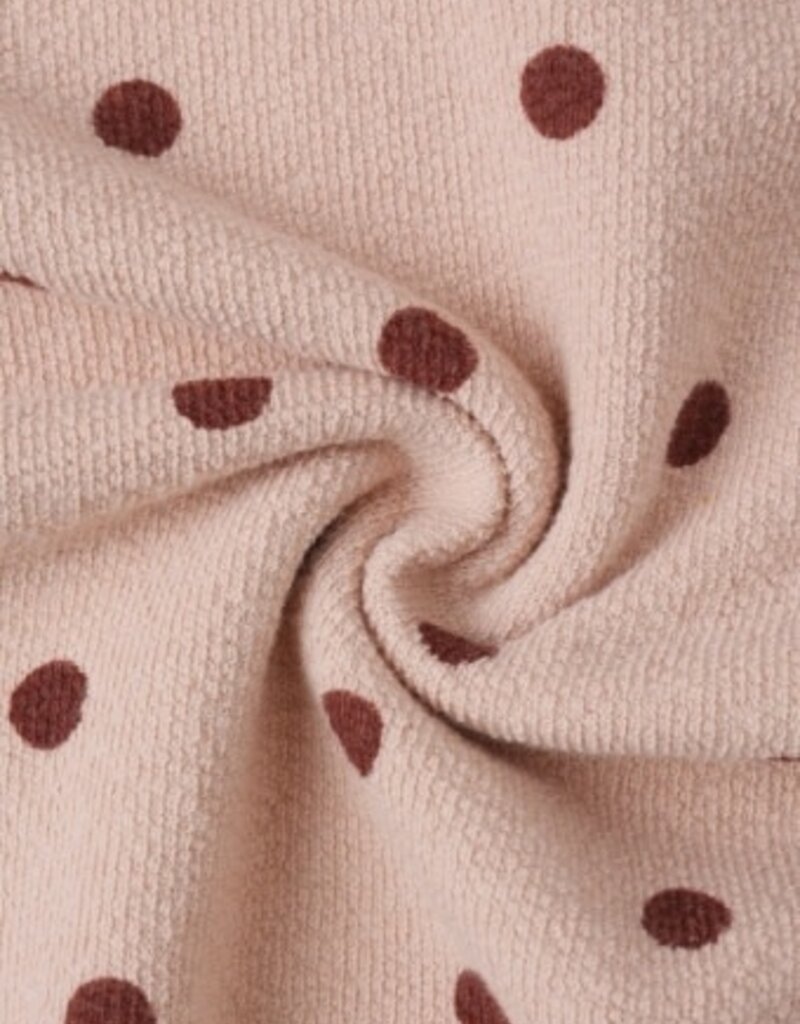 Rylee + Cru Inc. SPONGEY KNIT SET || POLKA DOT BLUSH