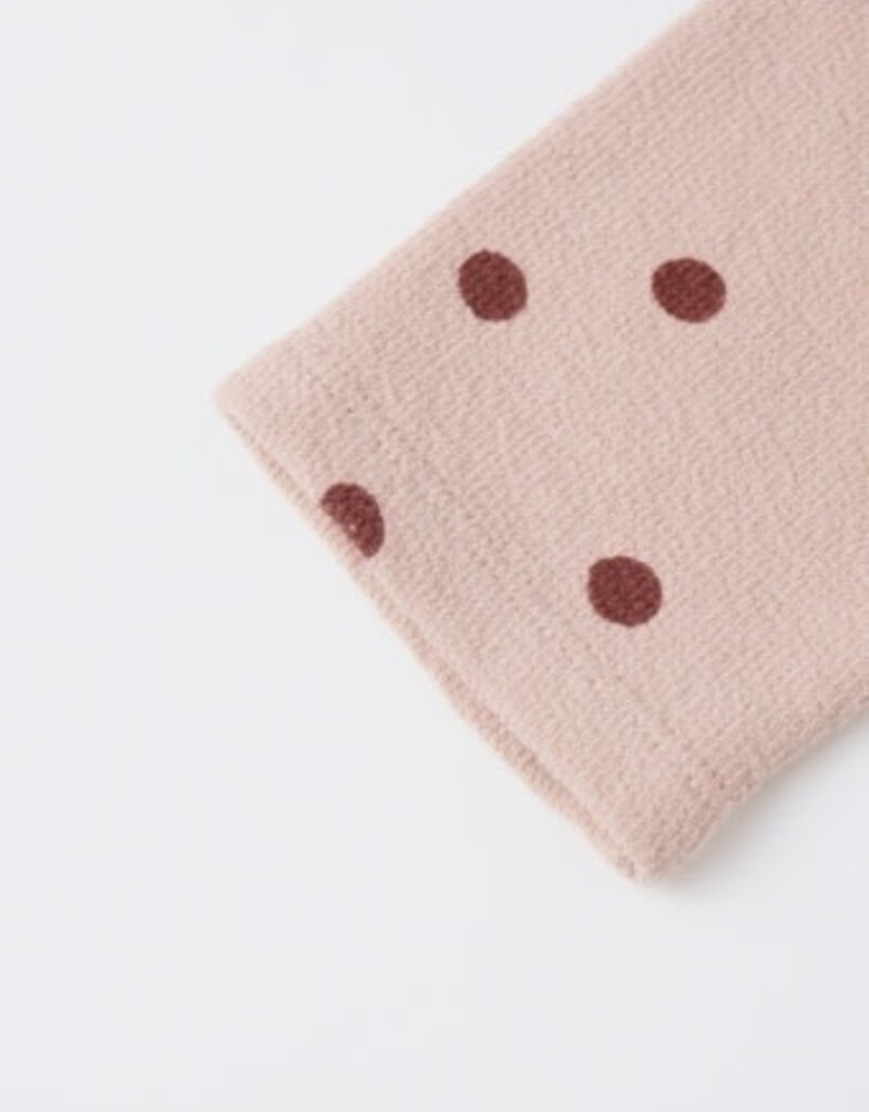 Rylee + Cru Inc. SPONGEY KNIT SET || POLKA DOT BLUSH