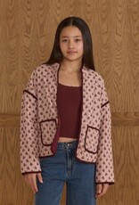Rylee + Cru Inc. QUILTED JACKET BLUSH FLEUR