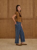 Rylee + Cru LLC SALE. BAGGY WIDE LEG PANT INDIGO DENIM