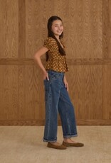 Rylee + Cru LLC BAGGY WIDE LEG PANT INDIGO DENIM