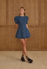 Rylee + Cru Inc. LEVI MINI DRESS INDIGO DENIM