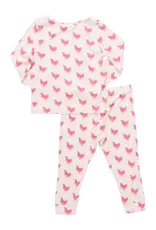 Pink Chicken bamboo pj set pink chickens