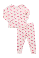 Pink Chicken bamboo pj set pink chickens