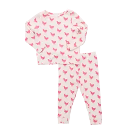 Pink Chicken SALE bamboo pj set pink chickens