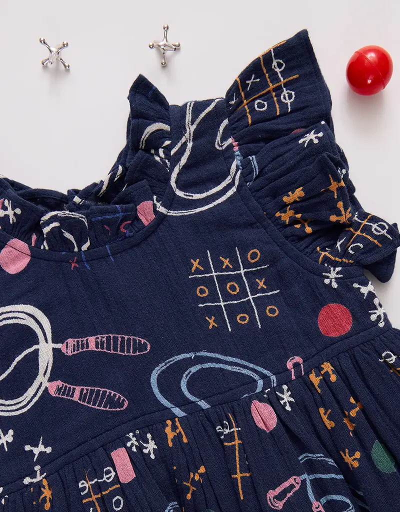 Pink Chicken jennifer dress tic tac toe