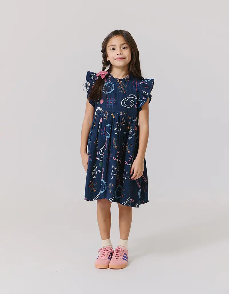Pink Chicken jennifer dress tic tac toe