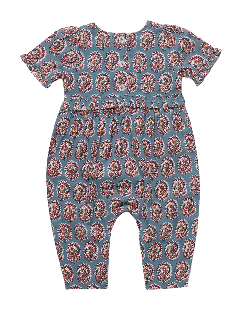 Pink Chicken baby girls raquel jumper blue paisley