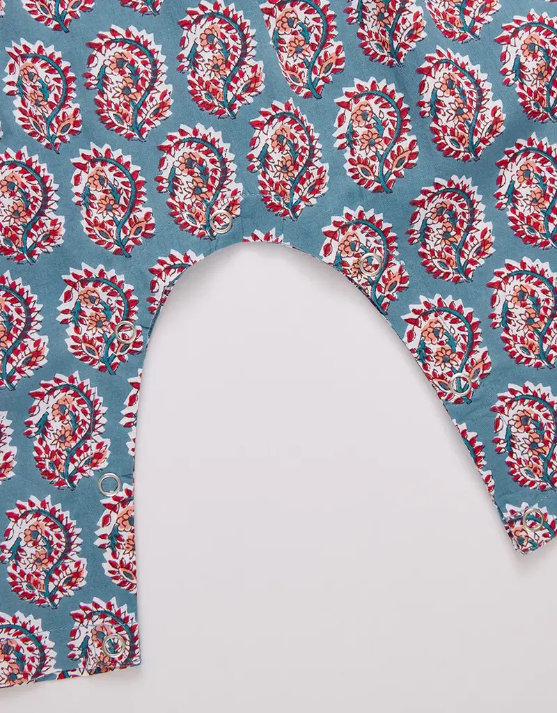 Pink Chicken baby girls raquel jumper blue paisley