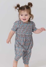 Pink Chicken baby girls raquel jumper blue paisley