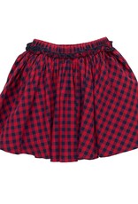 Pink Chicken gianna skirt red blue check