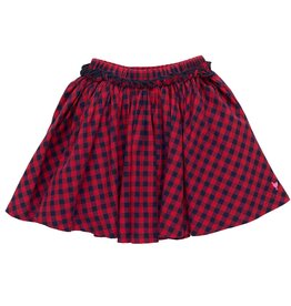 Pink Chicken gianna skirt red blue check