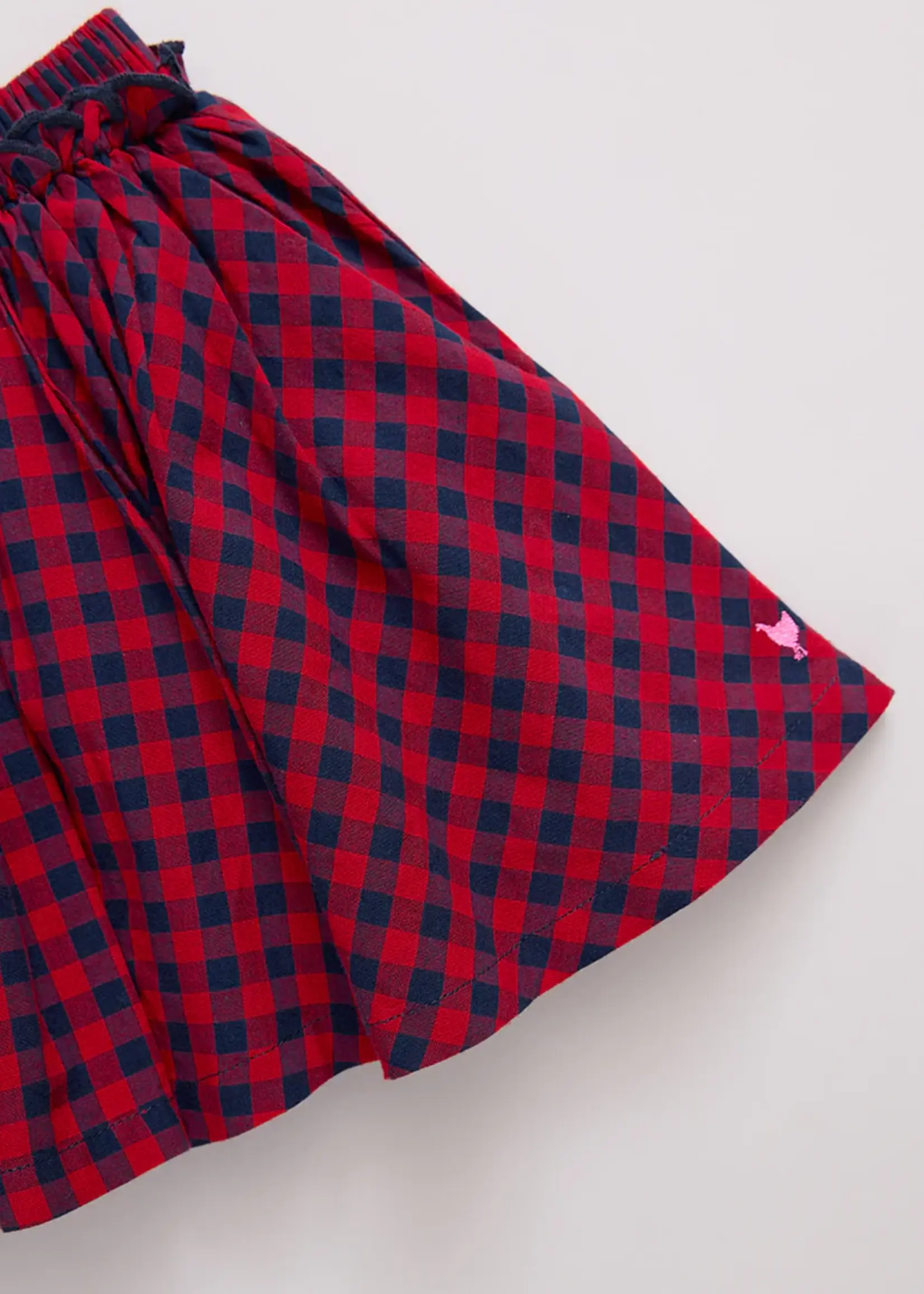 Pink Chicken gianna skirt red blue check