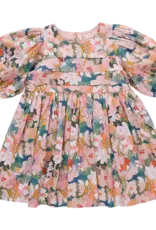 Pink Chicken evelyn dress watercolor floral