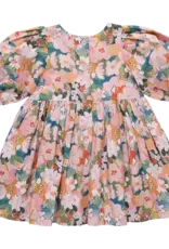 Pink Chicken evelyn dress watercolor floral