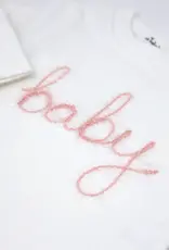 oh baby! Baby Pink Sparkle Embr 2pc Set