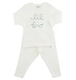 oh baby! 'LIL BRO' FOG 2PC SET CREAM