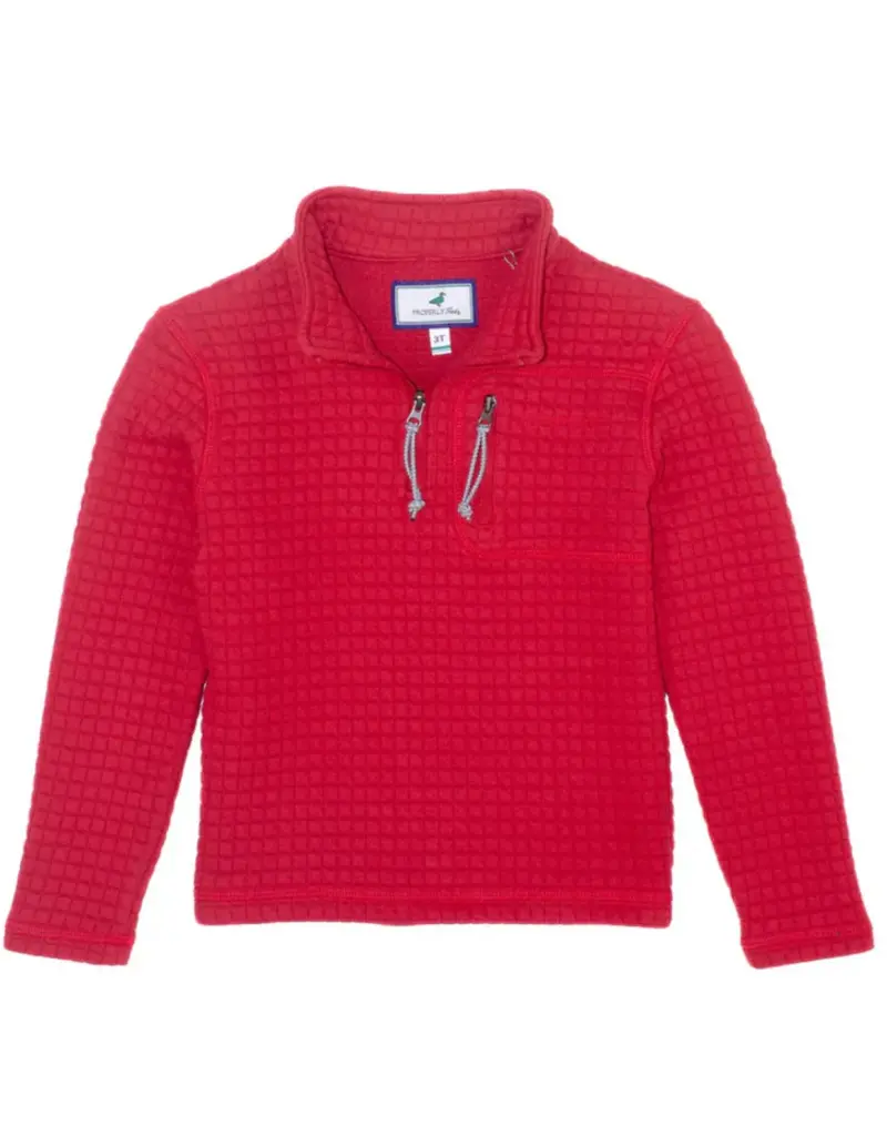 Properly Tied Delta Pullover True Red