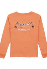 Properly Tied Compound Bow L/S Tee Mango