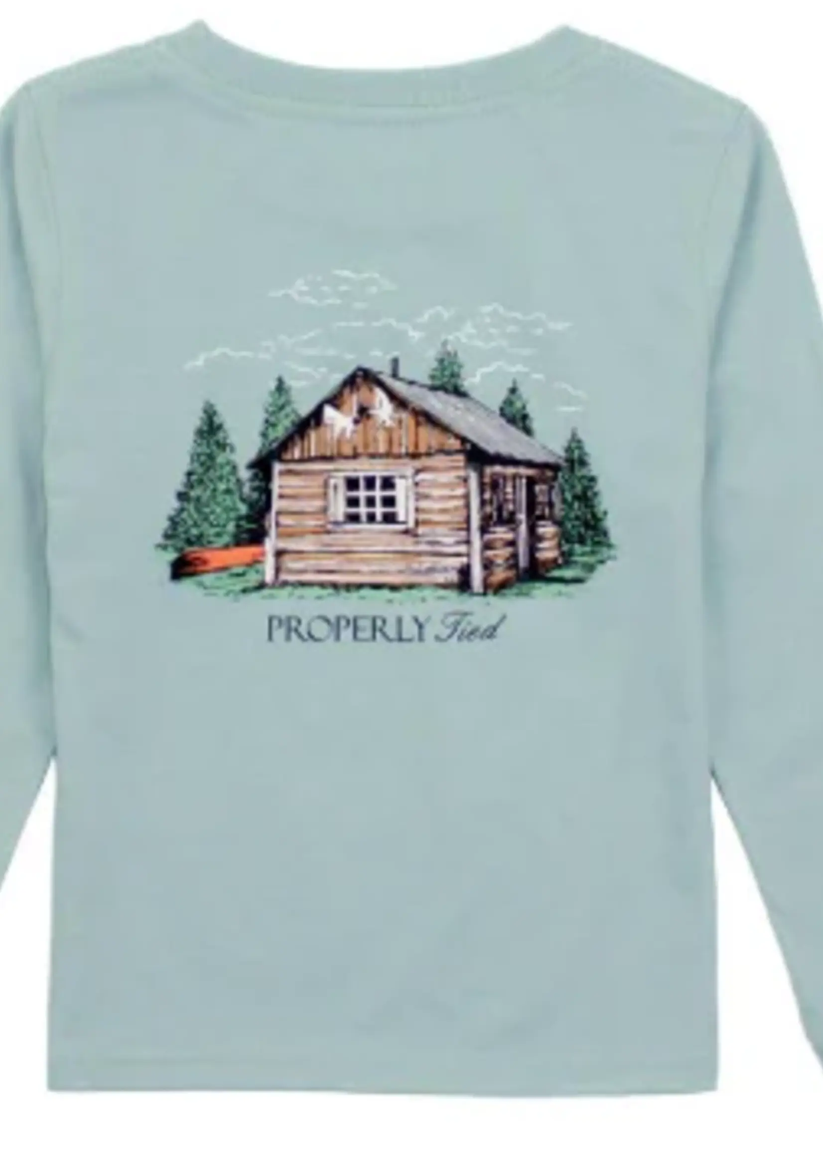 Properly Tied Cabin L/S Tee Marine Mist