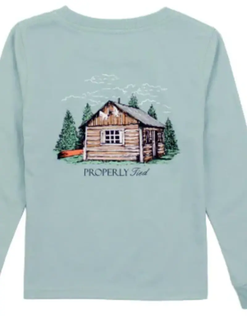 Properly Tied Cabin L/S Tee Marine Mist